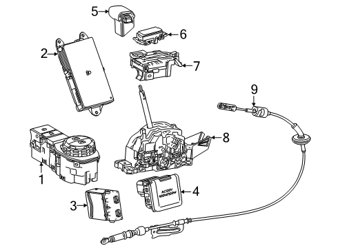 Toyota 84724-35050 Switch, 4 Wheel Drive 84724-35050 Toyota Switch, 4 Wheel Drive