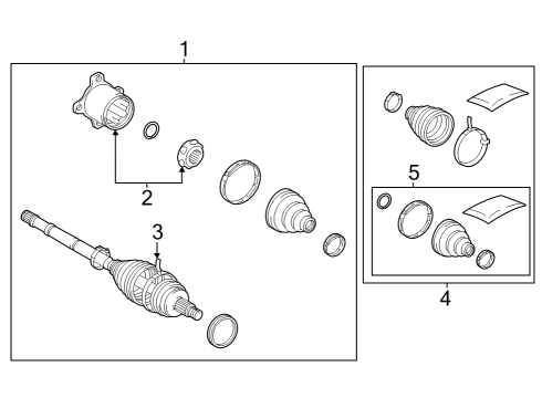 04429-0E070 Toyota Boot Kit, Rear Drive Shaft