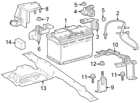 82284-12030 Toyota Negative Cable