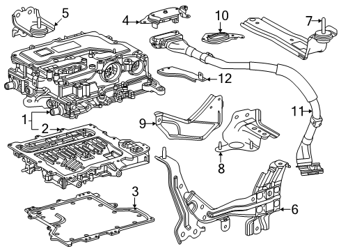 89980-60020 Toyota Computer Assembly, Hybrid Vehicle Control