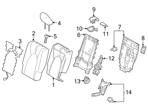 Toyota 71078-0EA80-C0 COVER SUB-ASSY, RR S 71078-0EA80-C0 Toyota COVER SUB-ASSY, RR S
