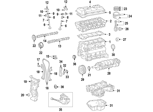 13101-37490 Toyota Piston