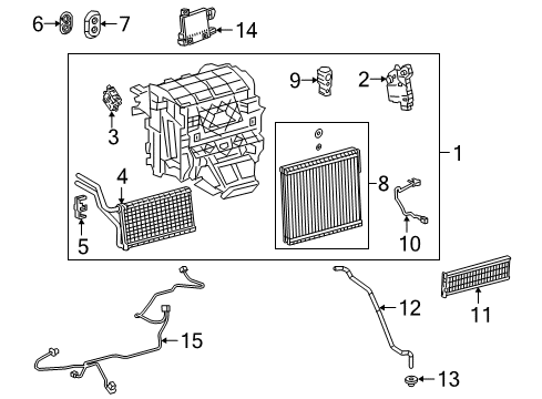 88539-06231 Toyota Hose, Drain Cooler