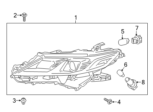 Toyota 89907-010B2 Control Module 89907-010B2 Toyota Control Module