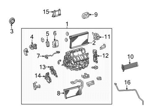 88650-62090 Toyota Amplifier Assembly, Air Conditioner