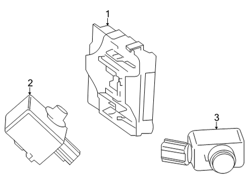 86790-48251 Toyota Camera, Front