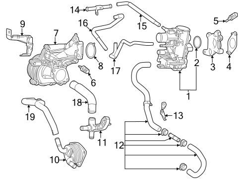 32930-48110 Toyota Hose Assembly, Transmission Oil Cooler