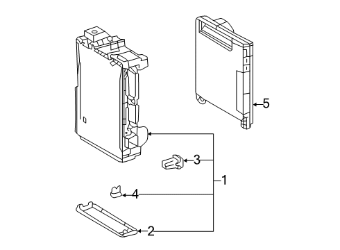 89221-12L80 Toyota Body Control Module