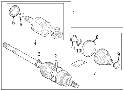 42330-52020 Toyota Shaft Assembly, Rear Drive