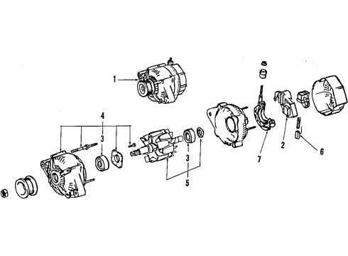 27060-61091-84 Toyota Alternator