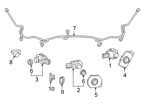 88940-47063 Toyota Actuator Assembly, Swing Grille
