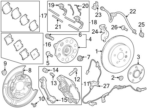 04466-12180 Toyota Pad Kit, Disc Brake
