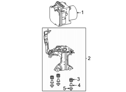 44050-0EA20 Toyota Actuator Assembly, Brake