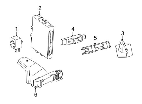 89072-35110 Toyota Housing Set, Door Control Transmitter (For Smart Key)
