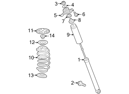 90119-A0544 Toyota Shock Mount Bolt