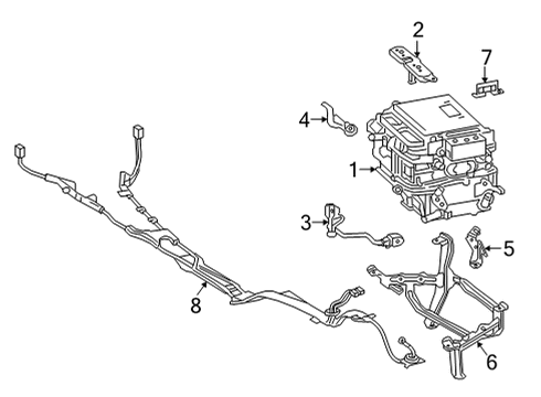 821H1-62050 Toyota Wire, Floor Under