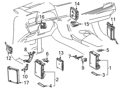 Toyota 894C1-62110 Computer, Shift Control 894C1-62110 Toyota Computer, Shift Control