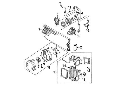 88320-12700-84 Toyota Compressor