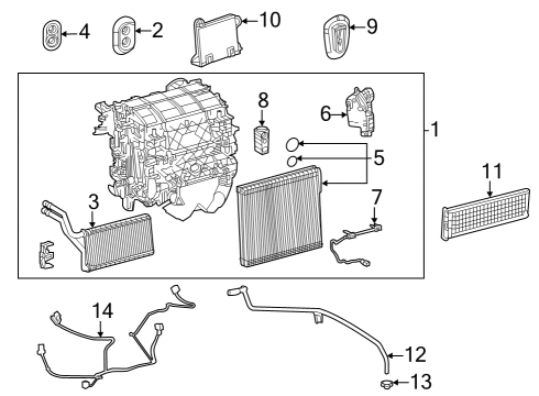 886H0-0E051 Toyota Amplifier Assembly, Air