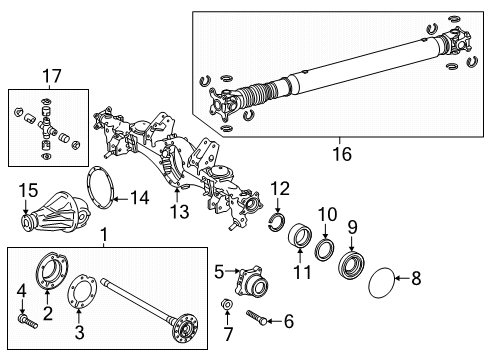 Toyota 41101-60250 Carrier Sub-Assembly, Differential 41101-60250 Toyota Carrier Sub-Assembly, Differential