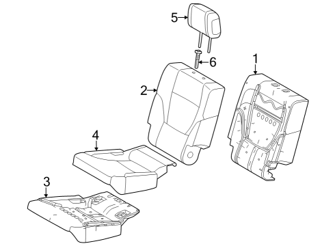 71076-AN110-C1 Toyota Cover Sub-Assembly, Rear Seat Headrest