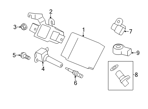 SU003-08346 Toyota ECM