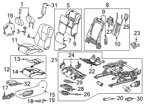 Toyota 82192-AK040 Wire, Front Seat, Driver Side 82192-AK040 Toyota Wire, Front Seat, Driver Side