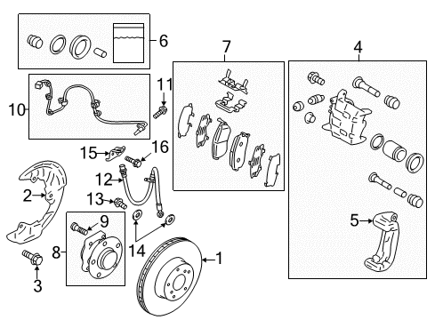 SU003-12033 Toyota SEAL KIT F