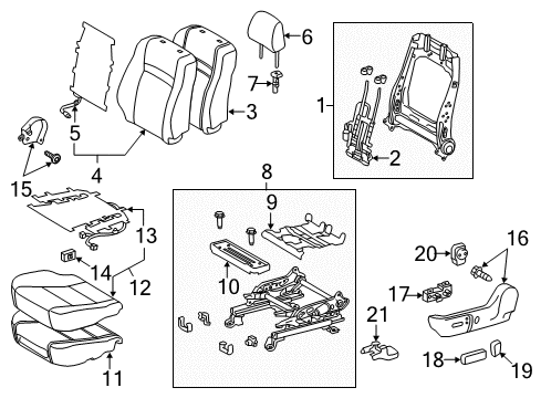 71072-06N80-E0 Toyota Cover Sub-Assembly, Front Seat Back