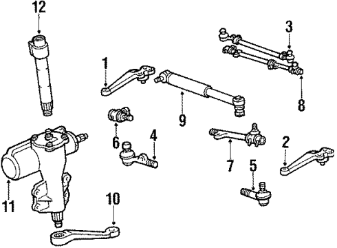 45721-60030 Toyota Steering Damper Bracket
