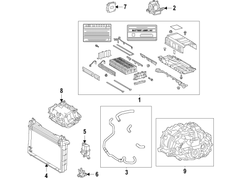 89980-48A40 Toyota Computer, Hybrid Vehicle Control