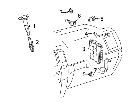 89661-35P30 Toyota ECM