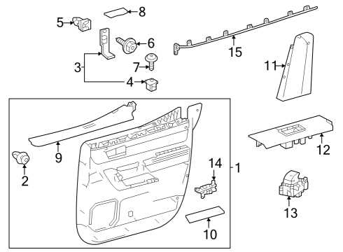 Toyota 67630-AN040-C1 Panel Assembly, Rear Door 67630-AN040-C1 Toyota Panel Assembly, Rear Door
