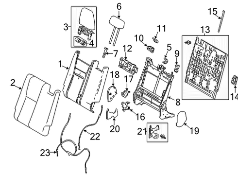 Toyota 79023-0E242-C1 Cover Sub-Assembly, Seat Back, Passenger Side 79023-0E242-C1 Toyota Cover Sub-Assembly, Seat Back, Passenger Side