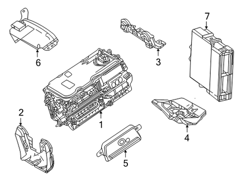 89981-08160 Toyota Computer, Hybrid Vehicle Control