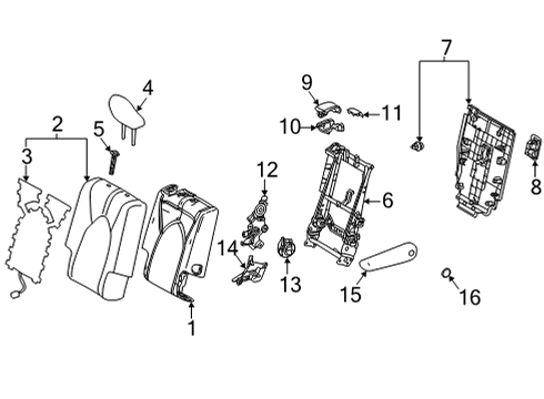Toyota 71077-0E521-C7 Cover Sub-Assembly, Rear Seat Headrest 71077-0E521-C7 Toyota Cover Sub-Assembly, Rear Seat Headrest