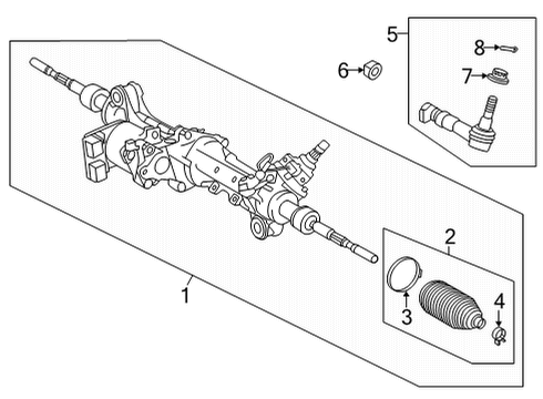 44250-0C200 Toyota Gear Assembly, Electric