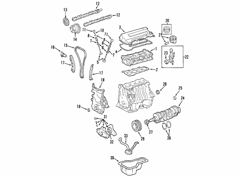 11101-22081 Toyota Cylinder Head