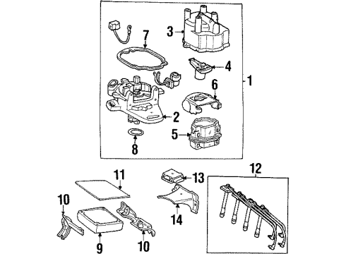 89629-20170 Toyota Igniter Bracket
