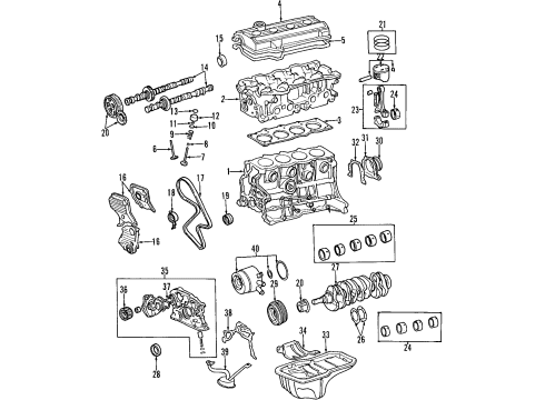 Toyota 11401-79795 Cylinder Block 11401-79795 Toyota Cylinder Block