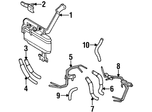 Toyota 32943-33080 Outlet Hose 32943-33080 Toyota Outlet Hose