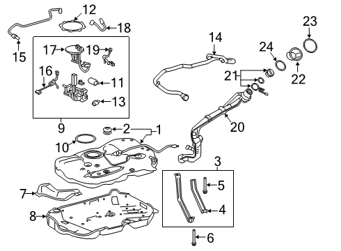Toyota 77601-0R051 Band Sub-Assembly, Fuel Tank 77601-0R051 Toyota Band Sub-Assembly, Fuel Tank