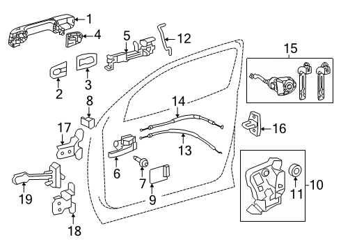 84040-AK010 Toyota Master Switch Assembly
