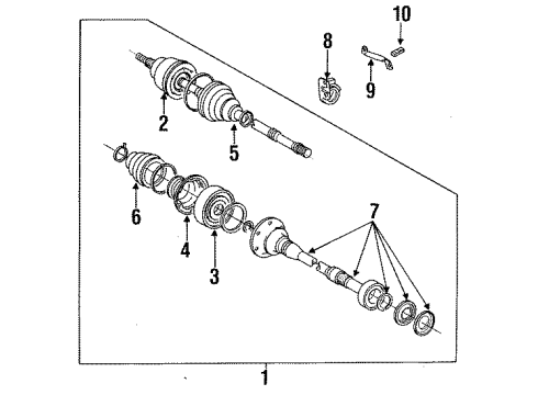 43496-17030 Toyota Bearing Support Reinforcement