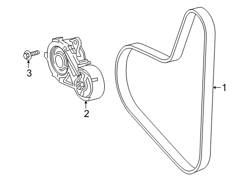 Toyota 16620-F2060 Tensioner Assembly, V-Ribbed Belt 16620-F2060 Toyota Tensioner Assembly, V-Ribbed Belt