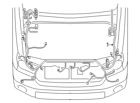 Toyota 82141-AK230 Wire, Instrument Panel 82141-AK230 Toyota Wire, Instrument Panel