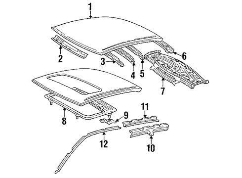63144-AA010 Toyota Rear Bow