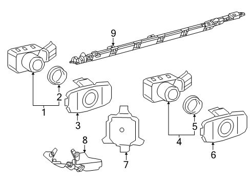 82182-30800 Toyota Wire, Luggage Room