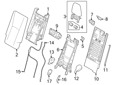 Toyota 79024-0E190-C0 COVER SUB-ASSY, NO.2 79024-0E190-C0 Toyota COVER SUB-ASSY, NO.2