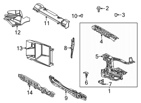 16592-F4011 Toyota Guide, Radiator Air